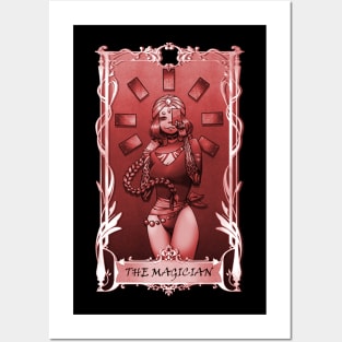 The magician red Posters and Art